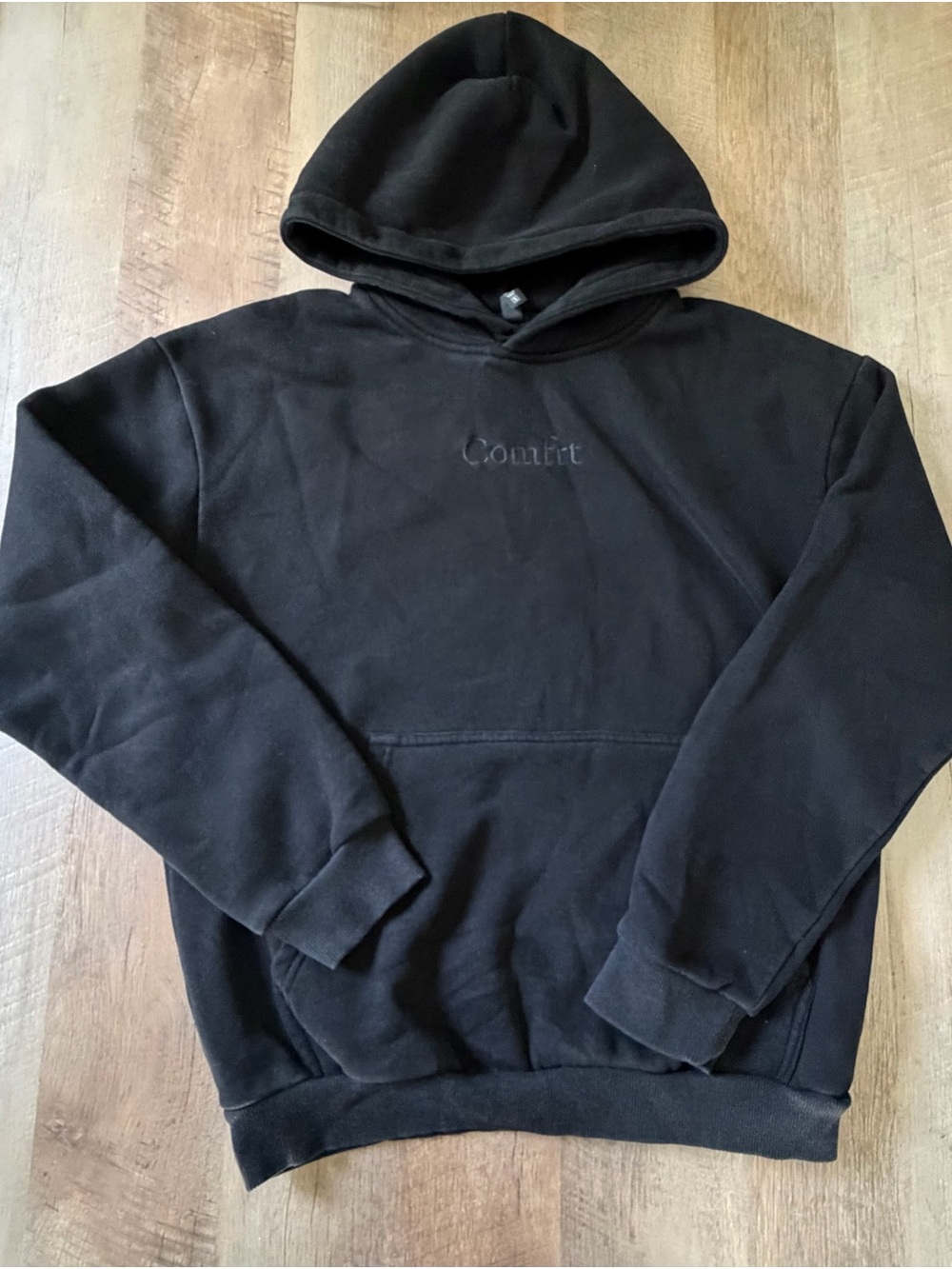 Comfort Black Pullover Hoodie | Women Small